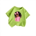 thumbnail image 4 of Hifoo Kid Girls T-Shirts Cute Print Graphic Round Neck Short Sleeve Tee Summer Casual T Shirt Tops Soft Child Clothing, 4 of 4