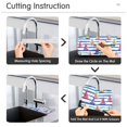 thumbnail image 5 of Yayeee Faucet Mat for Kitchen Sink 30" Diatomite Long Splash Guard Pad, Blue Hand Drawn Sailboats, 5 of 7