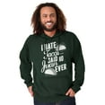 thumbnail image 5 of I Hate Tacos Said No One Ever Pun Hoodie Sweatshirt Women Men Brisco Brands 3X, 5 of 6