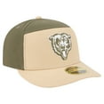 thumbnail image 3 of Men's New Era Light Beige/Olive Chicago Bears Two-Tone Color Pack Split Panel 59FIFTY Fitted Hat, 3 of 5
