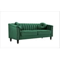 thumbnail image 4 of US PRIDE FURNITURE Hills Tufted Back Nailhead 75.2" Sofa-Green, 4 of 4