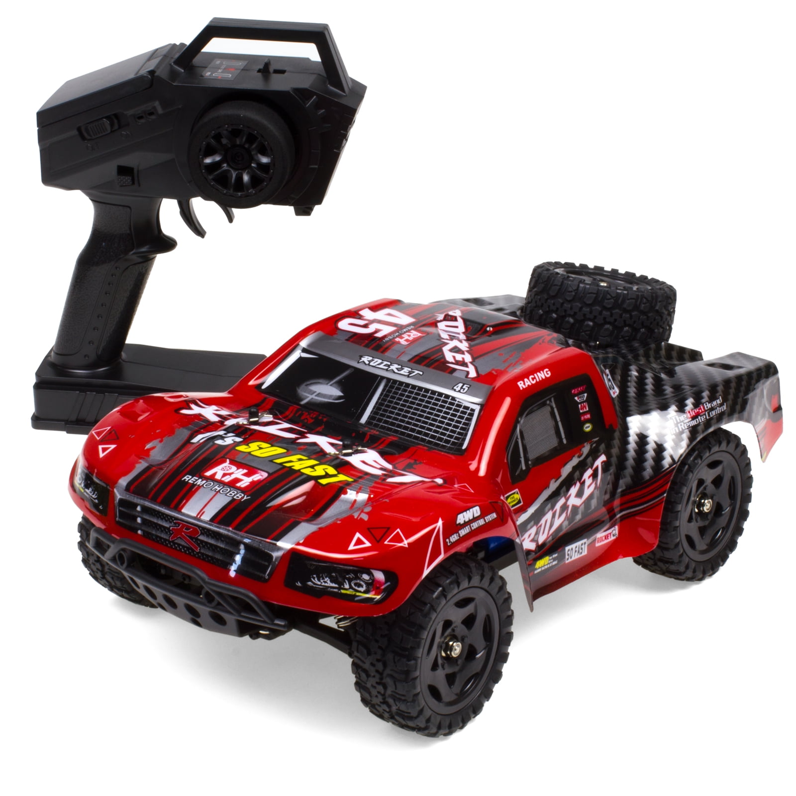REMO 1621 1/16 RC Truck Car 50km/h 2.4G 4WD Waterproof Brushed Short Course SUV 
