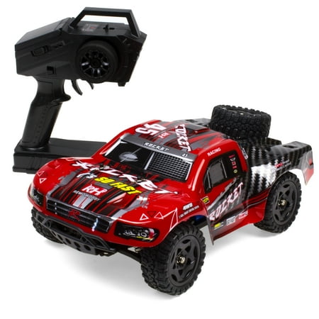 REMO 1621 RC Car 1/16 2.4G 4WD 50km/h Waterproof Brushed Short Course SUV Truck with a Extra