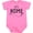 Raspberry, variant on Inktastic It's Home- State of North Carolina Outline Boys or Girls Baby Bodysuit