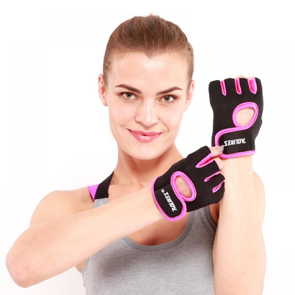 Details about   Workout Gym Half Finger Gloves Sport Weight Lifting Exercise Fitness Women Men 