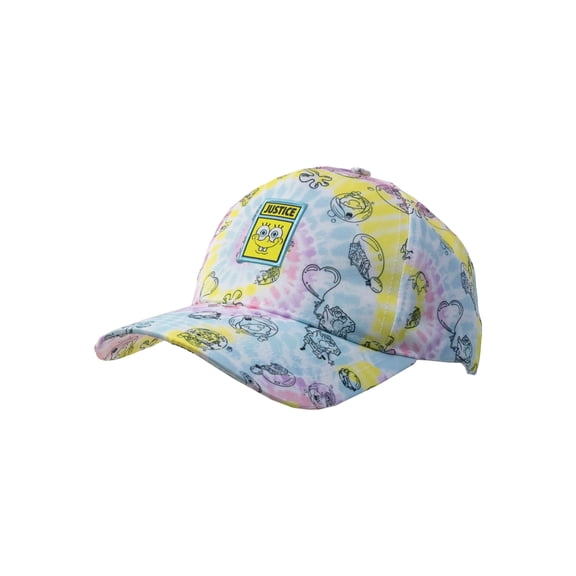 Justice X Spongebob Girls Baseball Hat, One Size