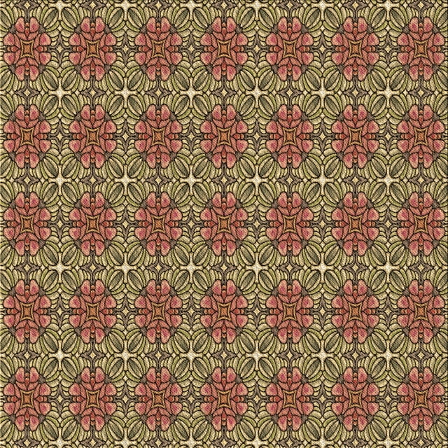 Ahgly Company Tapis d'Intérieur Lavable en Machine Carré Transitionnel Rouge Brun, 8 Pieds Carré