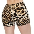 thumbnail image 4 of ALWAYS Women's Velvet Lined Soft and Fluffy Lounge 1" Waistband Shorts Animal 520 L, 4 of 5