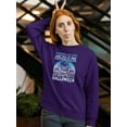 thumbnail image 2 of May Luck Be Yours On Halloween Sweatshirt Women -Image by Shutterstock, Female 4X-Large, 2 of 4