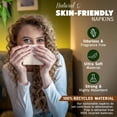 thumbnail image 5 of 300 Pack 2-Ply Compostable Napkins - FSC Certified 6.5x6.5 Inch Folded Post Consumer Recycled - Highly Absorbent Eco-Friendly, Disposable Biodegradable for Dining & Events, 5 of 5