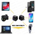 thumbnail image 5 of 2pc Universal Travel AC Plug EU AU UK to US USA Canada DC Adapter Converter, 5 of 7
