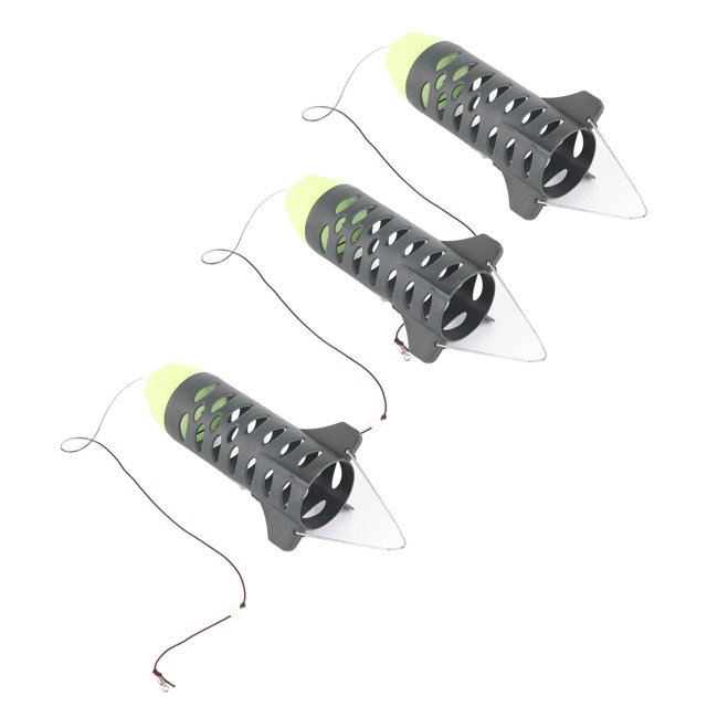 Alimentador de pesca de carga, alimentador de pesca de 3 piezas, carpa, cebo de pesca, jaula, alimentador de pesca, carpa optimizada para la excelencia