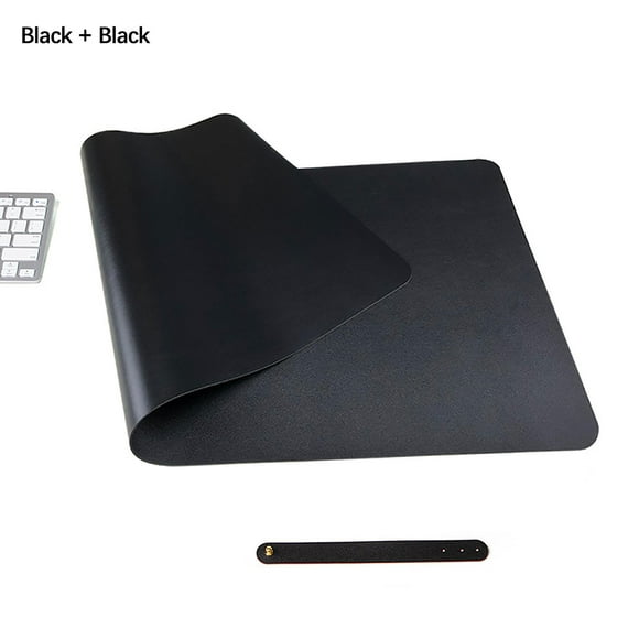 NARABB Clearance Pure Color Leather Mouse Pad Large Desk Pad Home Office Laptop Leather Mouse Pad Writing Pad Double-sided