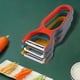 thumbnail image 2 of pelador de verduras,pelador de verduras de cocina de acero inoxidable,Herramienta para pelar la cocina del hogar antideslizante de la fruta de la patata,cocina pelador de patatas verdura Home, 2 of 7