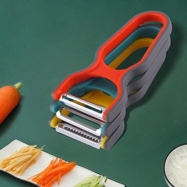 Utensilios de Cocina Macarena 3 Piezas Acero inoxidable multifuncional para verduras Patatas naranja