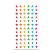 Hello Hobby Multicolor Stars Designer Stickers, 72 Count