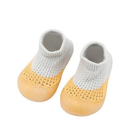 

Shoes For Kids Socks First Elastic Baby Hole Walkers Toddler Indoor Color Shoes Mesh Baby Shoes