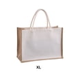 thumbnail image 4 of Cateissary Capacidad grande de las bolsas de asas del yute para los bolsos del regalo del totalizador de los bolsos de compras de comestibles Almacenamiento y organización del hogar XL (17*37*27), 4 of 6