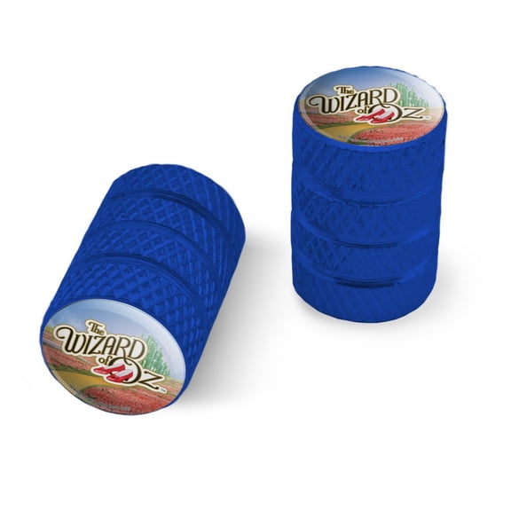 The Wizard of Oz Ruby Slippers Logo Motorcycle Bicycle Bike Tire Rim Wheel Aluminum Valve Stem Caps