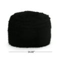 thumbnail image 7 of GDF Studio Lycus Furry Bean Bag, Black, 7 of 7