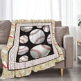 thumbnail image 5 of Yibo Cattle Animal Print Blanket Flannel Soft and Comfortable Anti-static Bed Sofa Blanket, 5 of 6