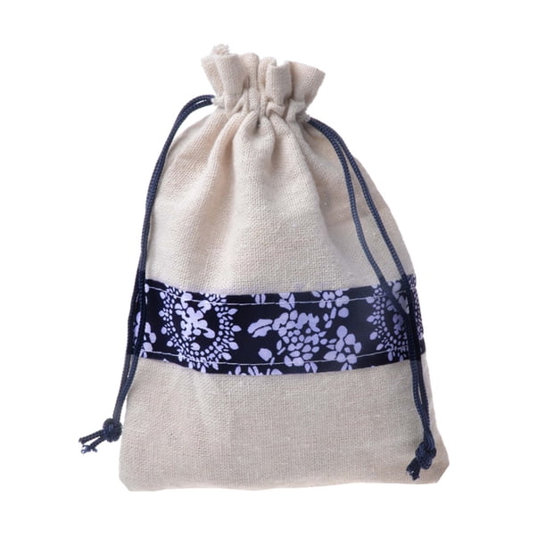 Billuyoard Bolso Peque?a Lino Natural Bolsa Cordón Arpillera Saco Yute Joya Bolsas Regalo Almacenamiento y organización del hogar