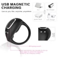 thumbnail image 2 of MLSICE 3 In1 Soft Silicone Quietly Vibrating Penis Ring With 3 Motor,9 Modes Usb Recharge Waterproof App Remote Soft Silicone Cock Ring For Men - Manual, 2 of 7