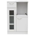 thumbnail image 3 of IN Room Furniture Designs Modern PVC Wood Kitchen Cabinet in White, 3 of 8