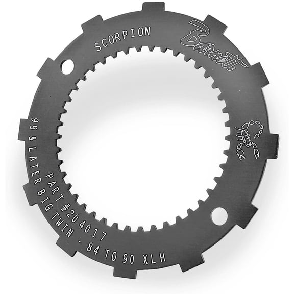 Barnett Scorpion Clutch Lock Plate, Steel, Black Anodized, Locks Outer Basket to Inner Hub, Made in USA (638-30-80098)