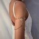 thumbnail image 4 of Metal Armlet Women Bracelet Anniversary Golden Alloy Decoration 2Pcs, 4 of 5