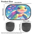 thumbnail image 6 of KUIFORTI 2 Pcs Car Window Shades for Side Window, Turtle Front Window Sun Visor Foldable Reflective Sun Shield for Car Windows Blocks UV Rays Protector, 6 of 6