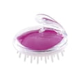 thumbnail image 5 of Head Scalp Massage Shampoo Brush Silicone Hair Massager Comb Promote Hair Growth Artifact Purple, 5 of 5