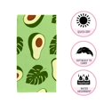 thumbnail image 3 of Avocado seamless vector pattern background, Bath Towel Absorbent Soft Decoration Hand Tower Multiuses for Bathroom Hotel Gym Spa Beach 30 x 15 inch, 3 of 6
