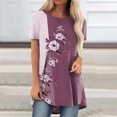 thumbnail image 2 of Birdeem Womens Summer Casual Comfortable Print Sexy Pattern Round Neck Short Sleeve, 2 of 5