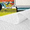 thumbnail image 5 of Erosebridal Bohemian Exotic Style Camper Quilt King,Happy Camping King Coverlet Set For Kids,3 Pieces, 5 of 7