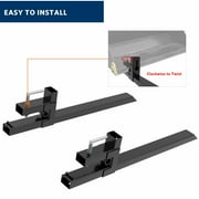 RVNI Tractor Attachment 4000lbs 60 Tractor Clamp On Pallet Forks For Skid Steer Loader Bucket Fork Universal Heavy Duty