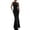 Black, variant on Enjoytime Dresses for Women Crew Neck Sleeveless Textured Bodycon Maxi Dress Slim Flare Hem Elegant Party Dress