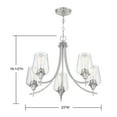 thumbnail image 7 of Octave 5-Light Chandelier in Satin Nickel, 7 of 7