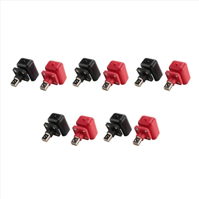 10 Piezas 200A Batería de Litio de Cobre de Alta Corriente Terminal de Cobre Conector de Batería Terminal de Almacenamiento de Energía (B)