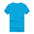 thumbnail image 3 of Babysbule Women's Summer Tops Unisex T-shirt Love Printed Pattern Casual Fashion Soild Color Short Sleeve Tops, 3 of 7