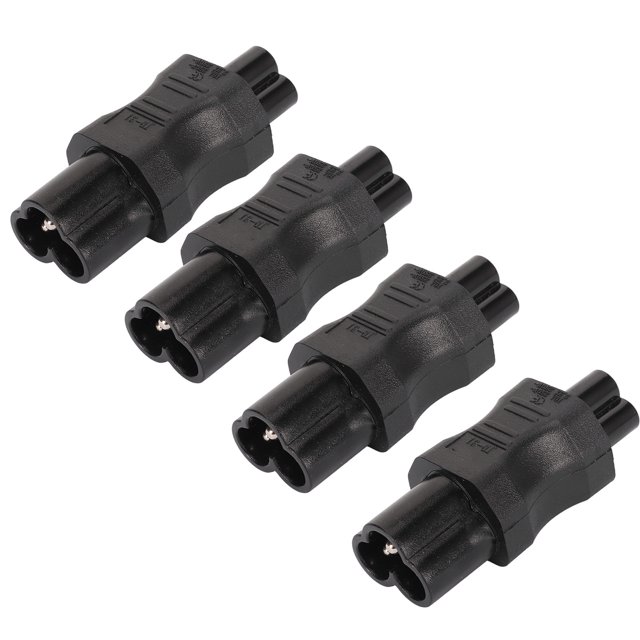 Adaptador IEC320 C6 a IEC320 C5 conexión estable de 2500 W convertidor de adaptador de cable de alimentación retardante de llama cobre resistente al agua