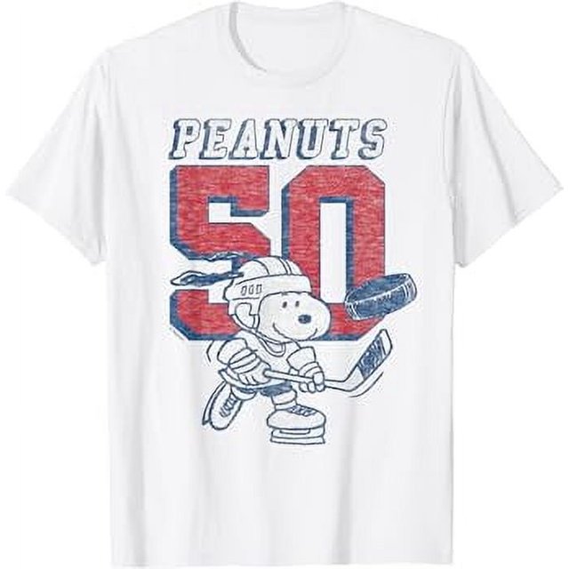 Onimn Peanuts Snoopy T-Shirt de Hockey