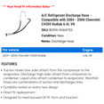 thumbnail image 2 of A/C Discharge Hose - Compatible with 2004 - 2006 Chevy C4500 Kodiak 6.6L V8 2005, 2 of 2