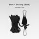thumbnail image 4 of Polea de cuerda de viento Tienda de campaña Toldo Tensor de cuerda de paracaídas ajustable Negro Hugtrwg Para estrenar, 4 of 4