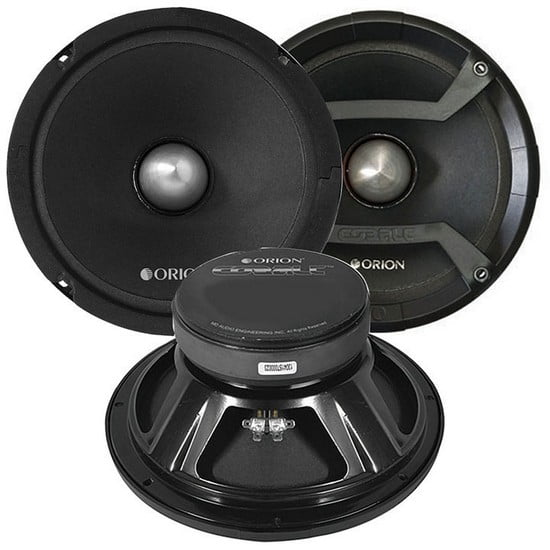 Orion Audio CM85 Cobalt 8" Midrange Speaker w/ Grills 1200W Max (1 Pair