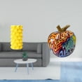 thumbnail image 2 of Jarrón de flores de porcelana con diseño de nórdico, adorno de escritorio, obra de arte coleccionable, escultura de fruta, decoración de mesa, 2 of 8