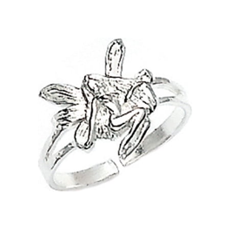 Finejewelers Sterling Silver Fairy Toe Ring