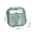 thumbnail image 3 of sruoe Bento Box, Lunch Boxes for Adults, bento box lunch, Portable Leakproof Heated Bento Container, Microwave Safe Heated Lunch Boxes for Storage Home Office Work Study, Plastic, 3 of 6