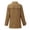 Khaki, variant on QHFBli Slim Fit Mens Trench Coat Men's Solid Color Anorak Jacket Long Sleeve Turn-Down Collar Windbreaker Coat for Autumn Beige L