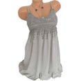 thumbnail image 1 of CAROOTU Robe à Bretelles pour Femmes Mini Débardeur en Dentelle Sans Manches Fête Été Plage Robe Courte Grande Taille, 1 of 7